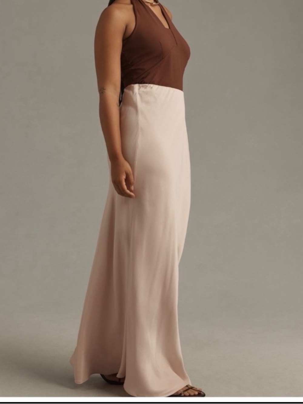 NWT Anthropologie The Tilda Maxi Slip Skirt